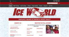 Desktop Screenshot of iceworld.com